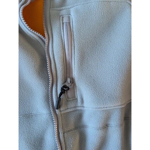 Columbia Fleece Layer Zip Up Jacket Orange Grey Skater Dadcore Normcore 90s XL - Picture 14 of 16